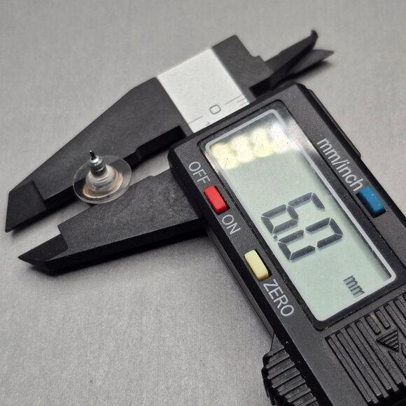 VTG Sterling Silver Larimar Stud Earrings 8.8x6mm 14.4g Dominican Republic - Picture 5 of 7